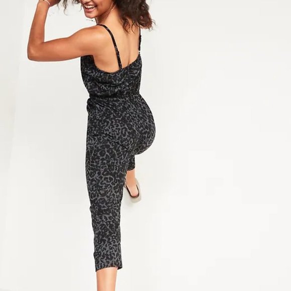 *SOLD* Leopard Jumpsuit - Picture 4 of 4